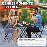 Комплект меблів із ротанга Trevi чорний колір, фото 4