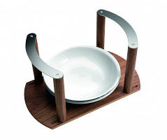 Підставка для тарілок Tecnoinox темний дуб в ящик