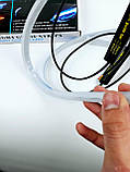 Гнучка світлодіодна LED-стрічка 60 см ДХО гнучкі для фар автомобіля з бігучим поворотом, фото 6