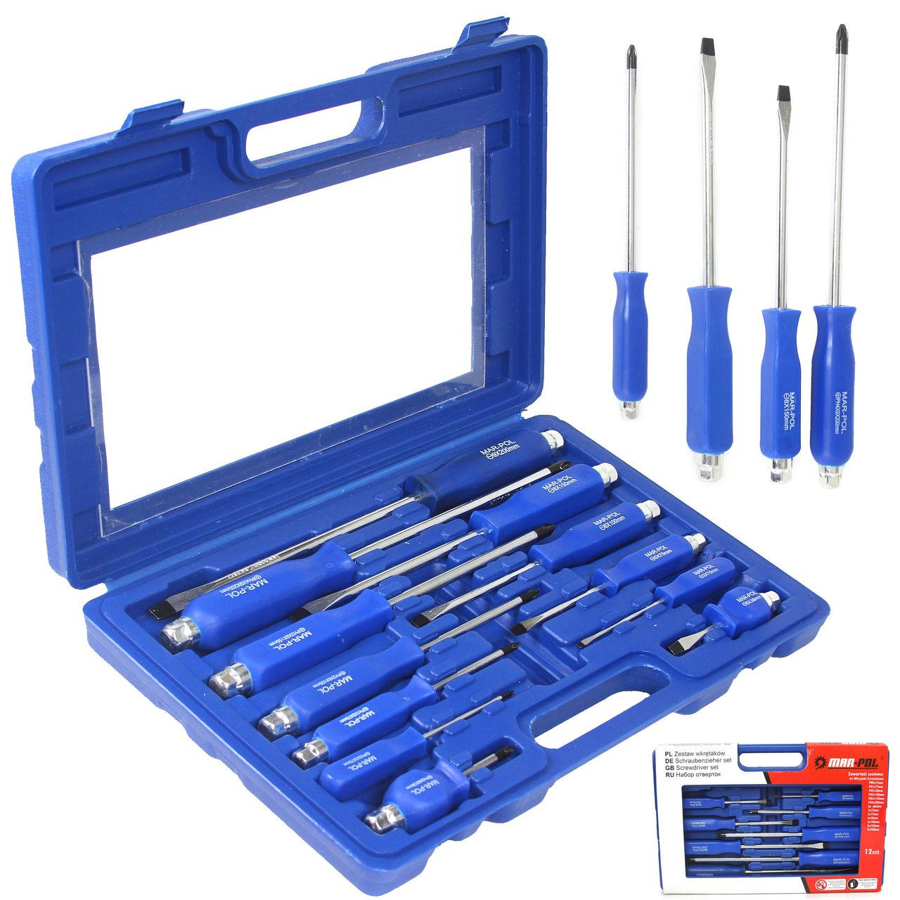 Комплект викруток 12 шт. mar-pol m61004, фото 1