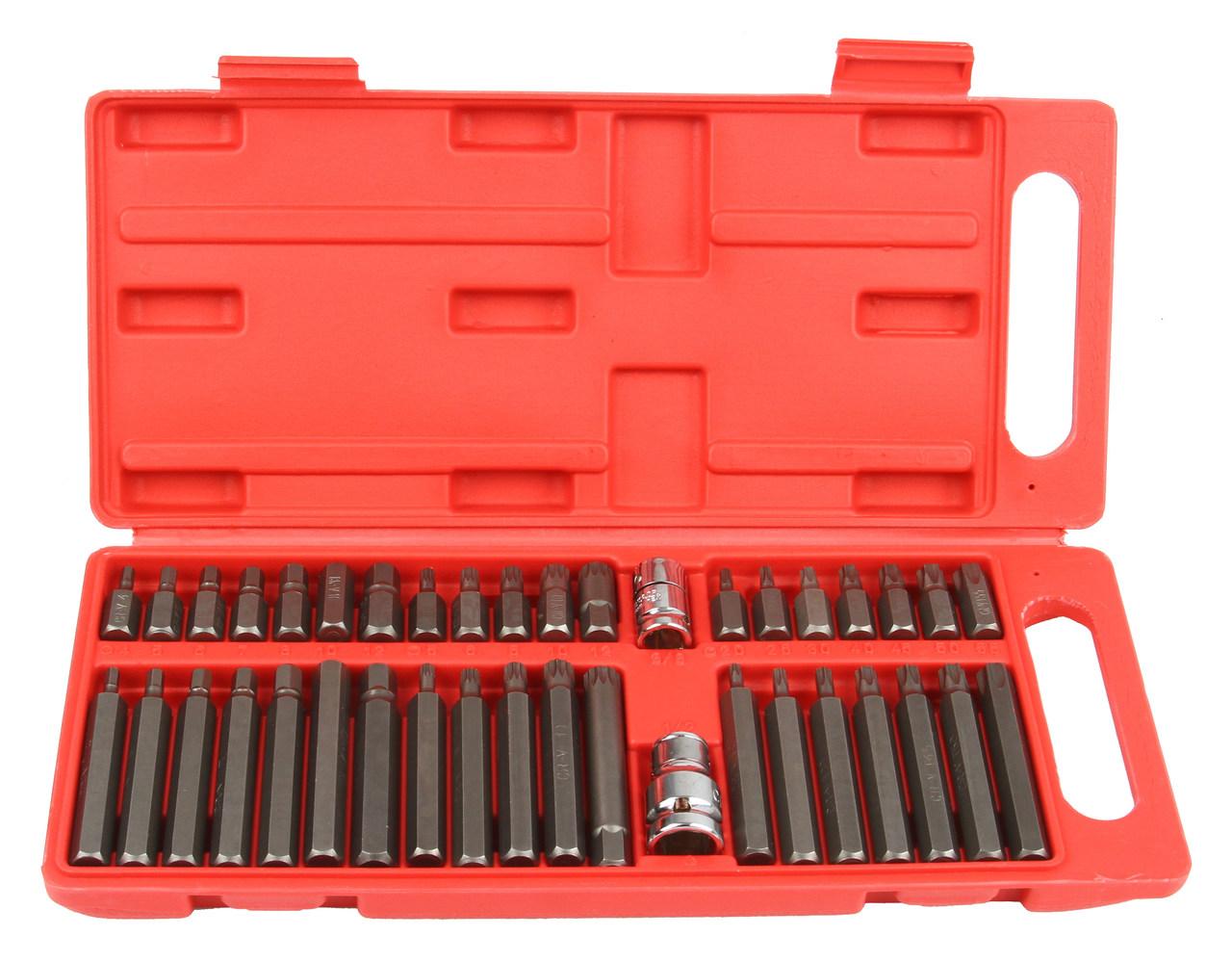 Набір біт для ключів 40 шт Imbus Torx Spline Mar-pol M66400