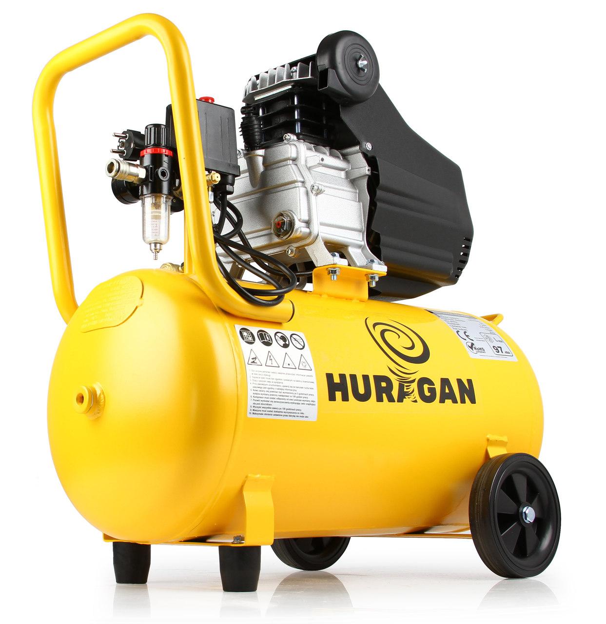 Масляний компресор на 50 л 2 к. с. HURAGAN Mar-Pol M88001