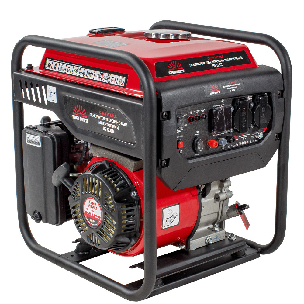 Генератор бензиновий інверторний Vitals IG 5.0b (5,5 кВт), фото 1