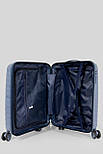 Маленька пластикова валіза ручна поклажа Tourist P800-3-GRBL синя, фото 5