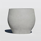 Бетонний вазон серія "Беллона" (Д41-64 см) для квітів та дерев, для вулиці, саду, дачі та тераси, фото 2