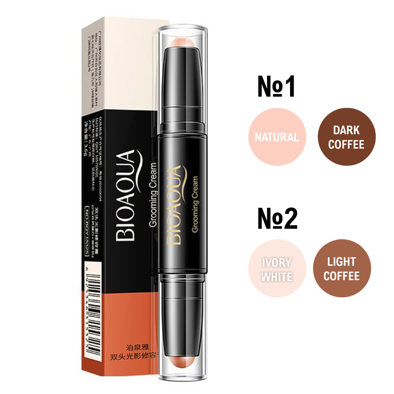 Коректор – олівець для контурингу BIOAQUA 3.6 г ПАЛІТРА, фото 1