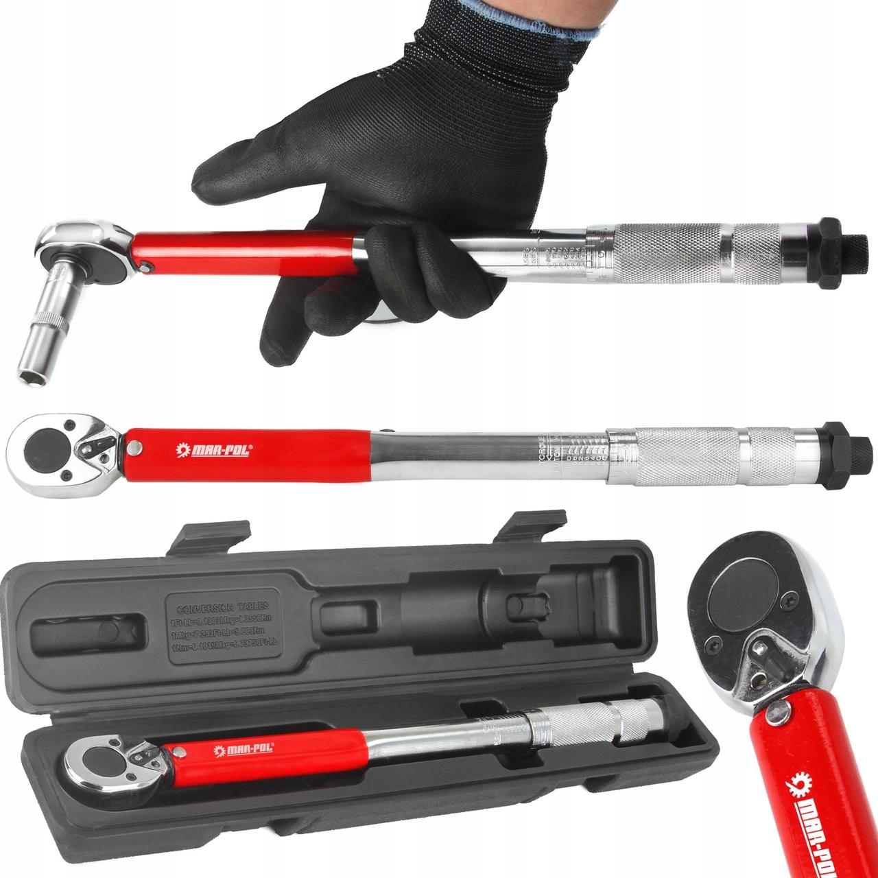 Професійний динамометричний ключ marpol 3/8\", фото 1