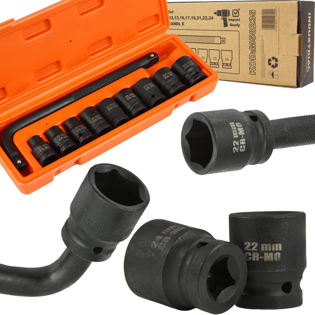 Комплект шестигранних торцевих головок Mar-Pol BJC 10-24 мм M58235