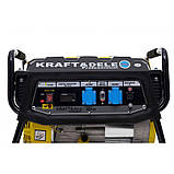 Генератор електричний 3500 вт 12/230 в kraft&dele kd149, фото 5