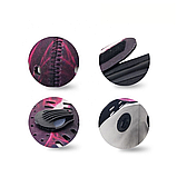 Маска проти забруднення з активованим вугіллям + 3 фільтри n99 (фіолетова) bass polska 10403, фото 4