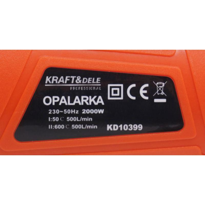 Пальник для бур'янів 2000 Вт з насадками Kraft&Dele KD10399