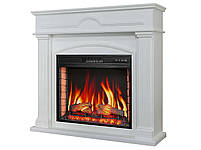 Камінокомплект Електрокамін ArtiFlame Inverno AF28S белый Електричний 3D Камін, фото 4