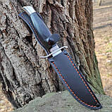 Ніж нескладний фінка з чохлом, фото 4