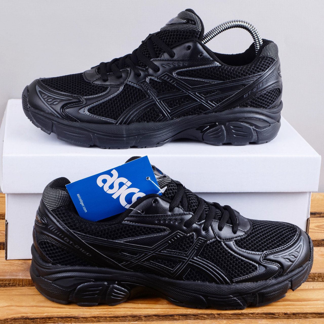 Чоловічі Кросівки Asics GT-2160 повністю чорні