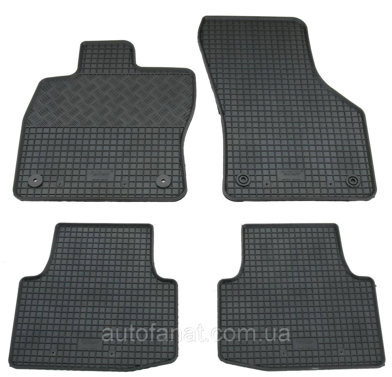 Килимки в салон VW Passat (B8) 2014-2024, гумові (4шт) Rigum Чехія (903034), фото 1