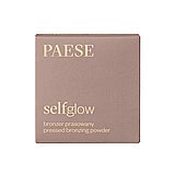 Компактний Бронзатор пудровий Pressed Bronzing Powder Selfglow Paese 10g (01) cold, фото 5