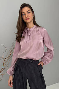 Блуза жіноча ошатна пудрова 3633-02