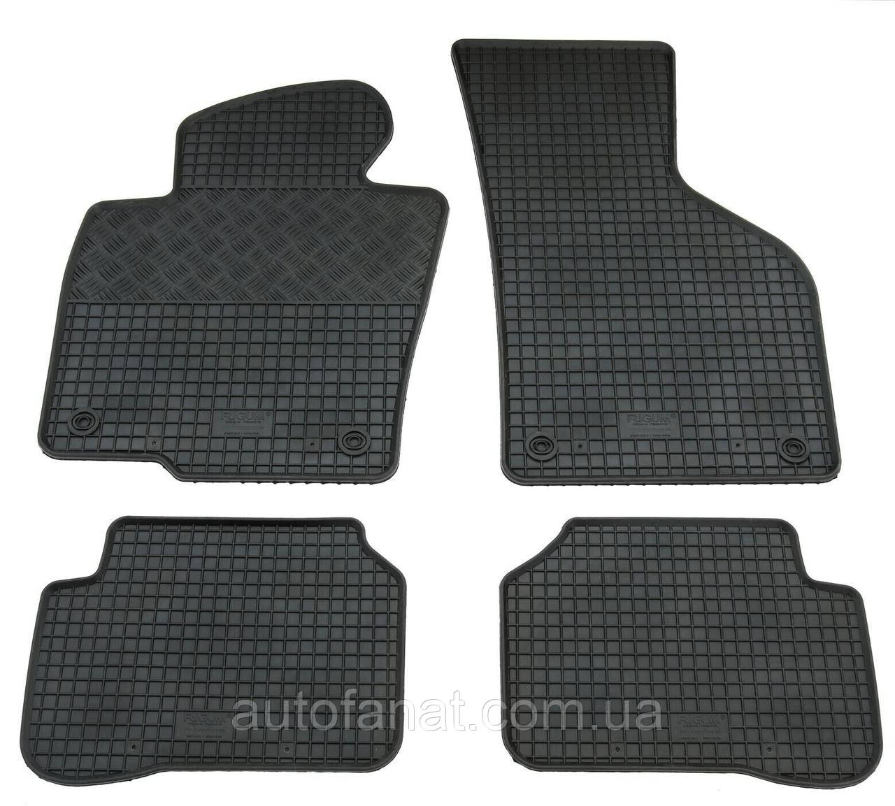 Коврики в салон VW Passat (B6) 2005-2011 / (B7) 2011-2014 / CC 2008-, резиновые (4шт) Rigum Чехія (902709)
