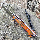 Складний фліппер інерційний Jinjunlang , склобій, темляк G10, фото 3