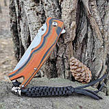 Складний фліппер інерційний Jinjunlang , склобій, темляк G10, фото 4