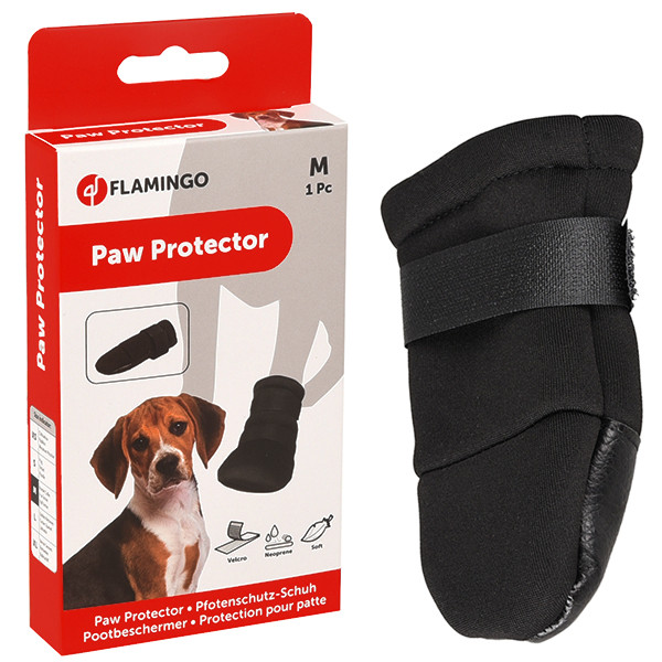 Flamingo Paw Protector M ФЛАМІНГО ЗАХИСНИЙ ЧЕРЕВИК для собак порід бордер-коллі, фокстер’єр, бультер’єр, фото 1