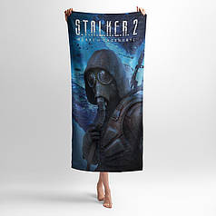 Рушник з принтом «Сталкер: Серце Чорнобиля. Сталкерська Ніч. Stalker: Heart of Chornobyl»
