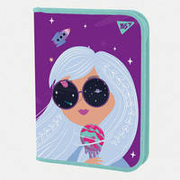 Папка для зошитів пластикова на блискавці В5 Yes Cosmos