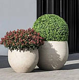 Бетонний вазон серія "Беллона" (Д41-64 см) для квітів та дерев, для вулиці, саду, дачі та тераси, фото 5