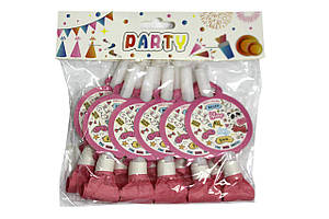 Дудочки до дня народження 10шт ООПТ 10391