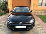 Накладка на противотуманки (2 шт., нерж) OmsaLine - Італійська нержавійка для Volkswagen Jetta 2011-2018 рр, фото 5