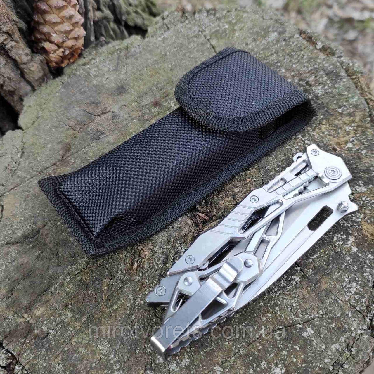 ジョンジュン Ніж складаний трансформер Cyberpunk Silver Jinjunlang JL