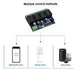 WiFi реле 4 канала 7-32 в USB 5в, Сухий контакт Ewelink, фото 7