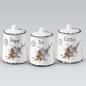 Набір із 3 ємностей "Відкритка-незабудка" Maestro MR-20049-03CS - MegaLavka