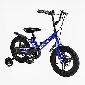 Велосипед Corso Revolt 14" Магнієва рама Синій Art MG-14015