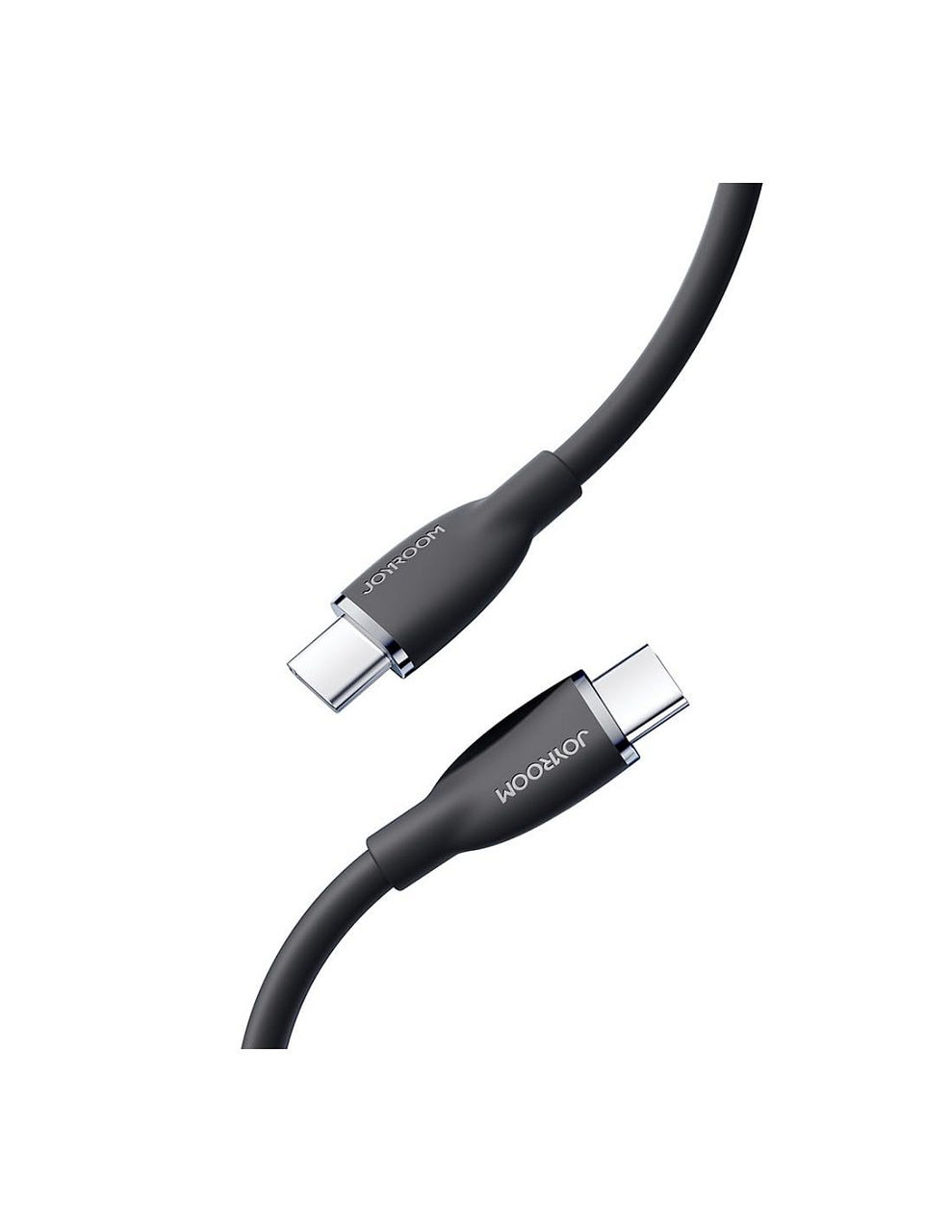 Кабель Joyroom S-A29 Colorful Series 100W Liquid Silicone Fast Charging Cable (Type-C to Type-C) 1.2m Black