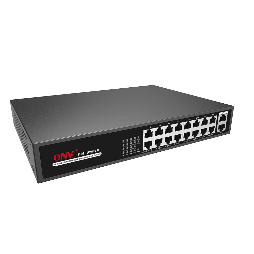 PoE комутатор  ONV H3016 PS 16-Ports 160W