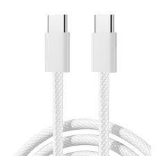 Кабель Joyroom S-A45 Ben Series Braided 60W Fast Charging Data Cable (Type-C to Type-C) 1m-White