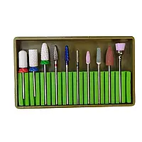 Набір насадок для фрезера в контейнері BH-06 10 шт.