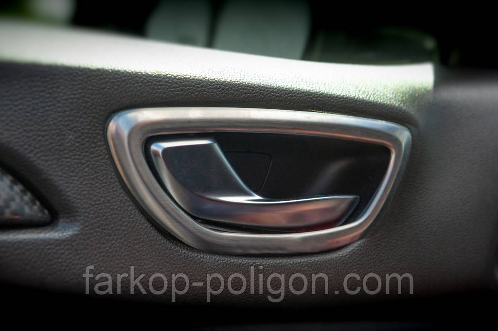 Накладки навколо ручок в салоні (4 шт, нерж) для Renault Megane IV 2016-2025 рр