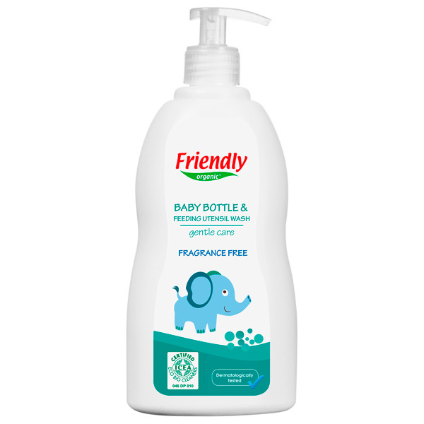 Органічний засіб для миття пляшечок, посуду і пустушок FRIENDLY ORGANIC 500мл, без запаху, фото 1
