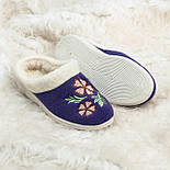 Жіночі бурки-тапочки Tellus 60-84SI сині, фото 3