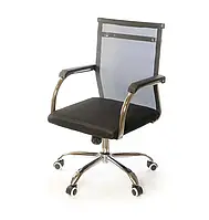 Тонке сітчасте крісло Міраж FX CH Tilt, м'яке офісне крісло для персоналу, сучасне крісло на колесах