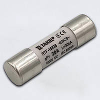 Плавкая вставка предохранителя RTF 10х38 20А 1000V DC 30kA TAKEL