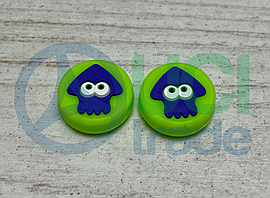 Силіконові накладки на стіки Splatoon Nintendo Switch/OLED/Lite Joy-Con (пара - 2шт.)