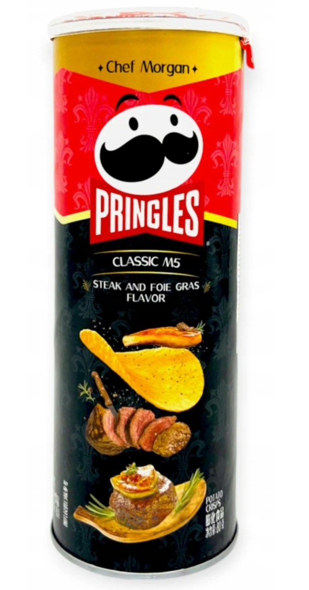 Чіпси Pringles Chef Morgan M5 Classic Steak And Foie Gras Potato Crisps 80г