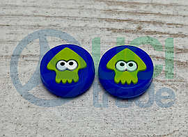 Силіконові накладки на стіки Splatoon Nintendo Switch/OLED/Lite Joy-Con (пара - 2шт.)