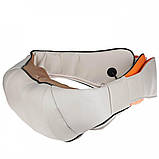 Масажер для шиї з прогріванням massager, Подушка маса шиї в машину, Масажер для сидіння водія KI-17, фото 3