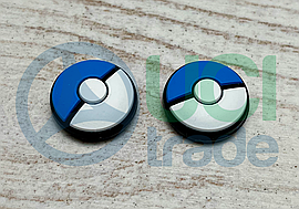 Силіконові накладки на стіки Poke Ball Blue Nintendo Switch/OLED/Lite Joy-Con (пара - 2шт.)