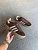 Кеди жіночі ShoesBand Шоколадного кольору натуральна замша із вставкою шкіри 39 (25-25,5 см) (S63071-2), фото 2