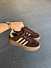 Кеди жіночі ShoesBand Шоколадного кольору натуральна замша із вставкою шкіри 39 (25-25,5 см) (S63071-2), фото 7